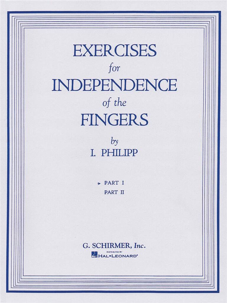 Exercises for Independence of Fingers - Book 1