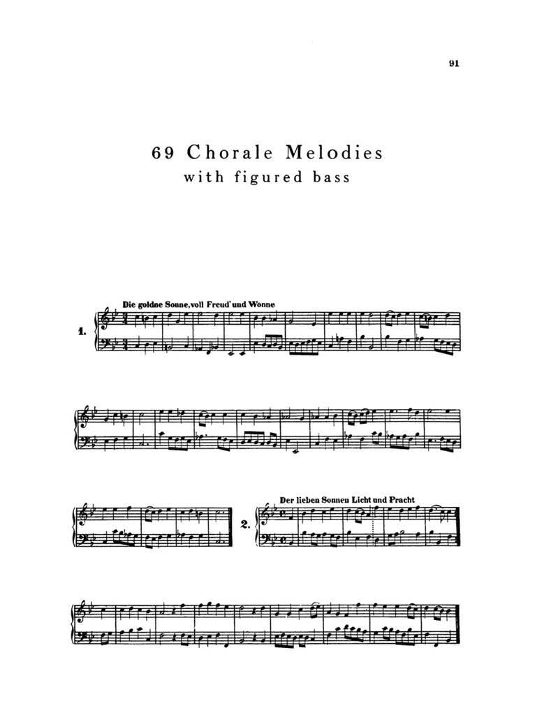 371 Harmonized Chorales And 69 Chorale Melodies