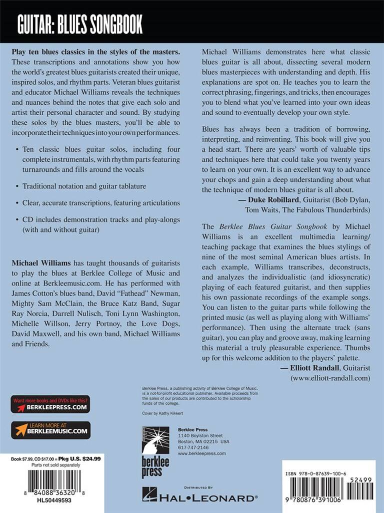 Berklee Blues Guitar Songbook