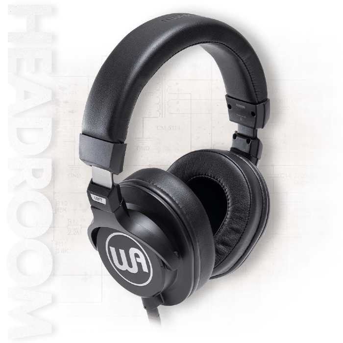 Warm Audio WAHRB, Black closed-back headphone