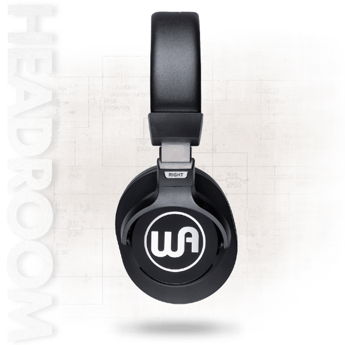 Warm Audio WAHRB, Black closed-back headphone afbeelding 4