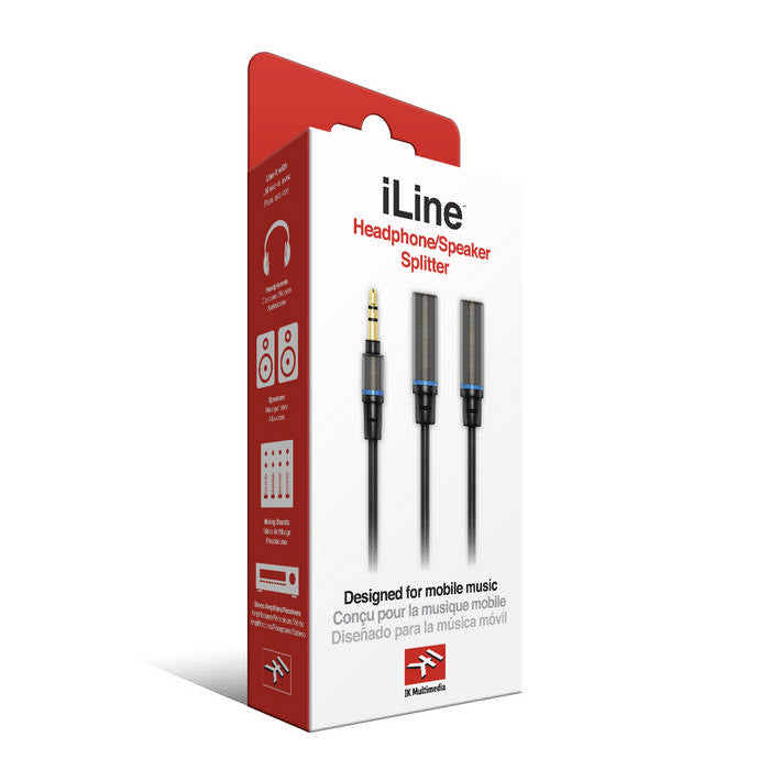 IK Multimedia iLine - Headphone Stereo Splitter