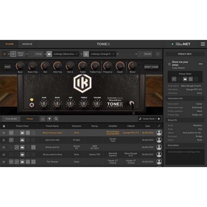 IK Multimedia Tonex afbeelding 7