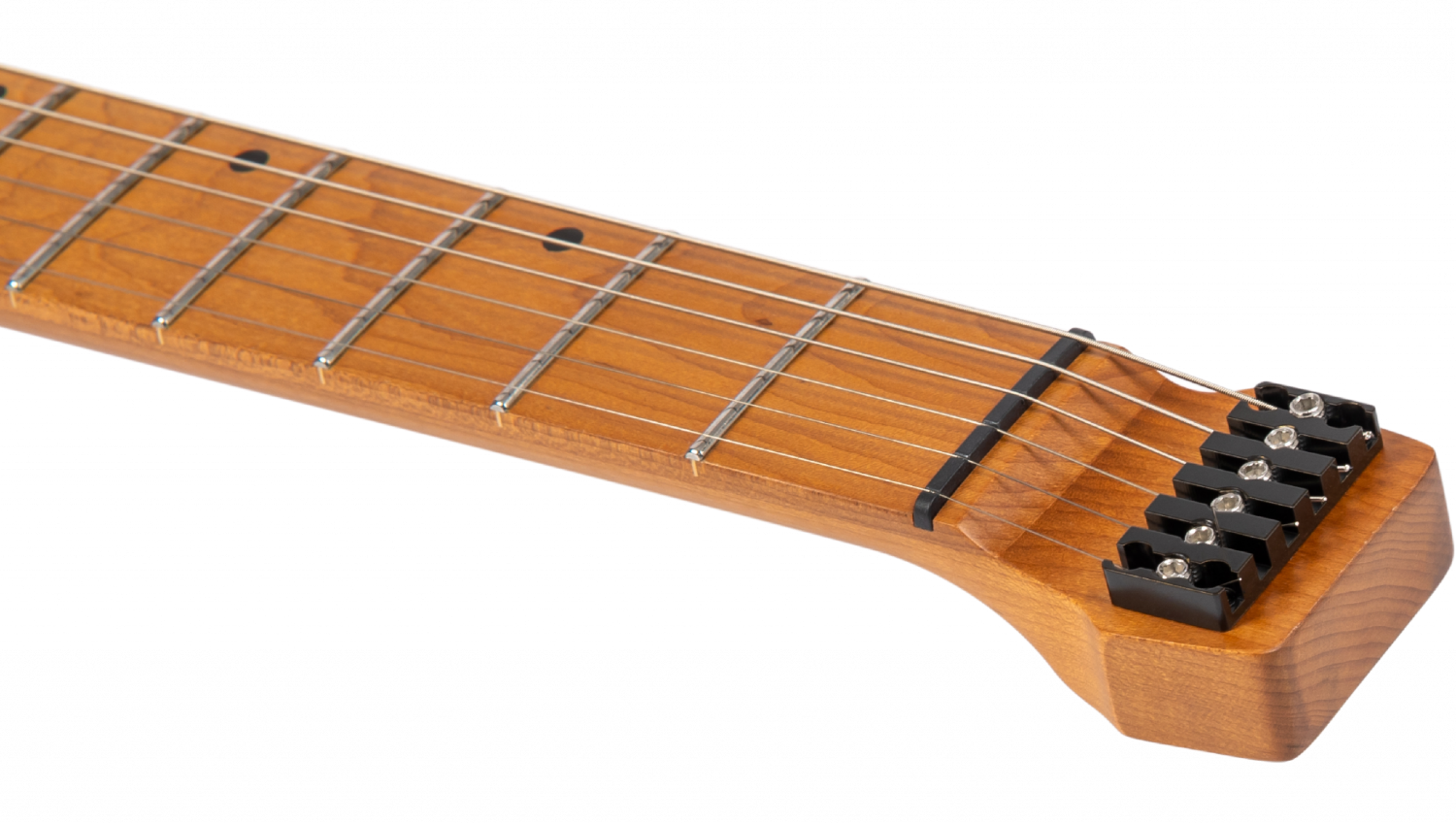 Spira Guitars S-500 HEADLESS GBR – 6-snarige elektrische gitaar – headless – Transparant aquablauw