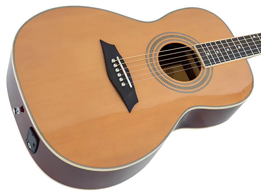 Sire Larry Carlton A3PSNT parlor Elektro-Akoestische gitaar naturel