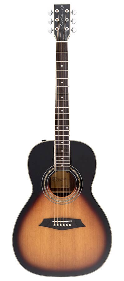 Sire Larry Carlton A3PSVS parlor Elektro-Akoestische gitaar vintage sunburst