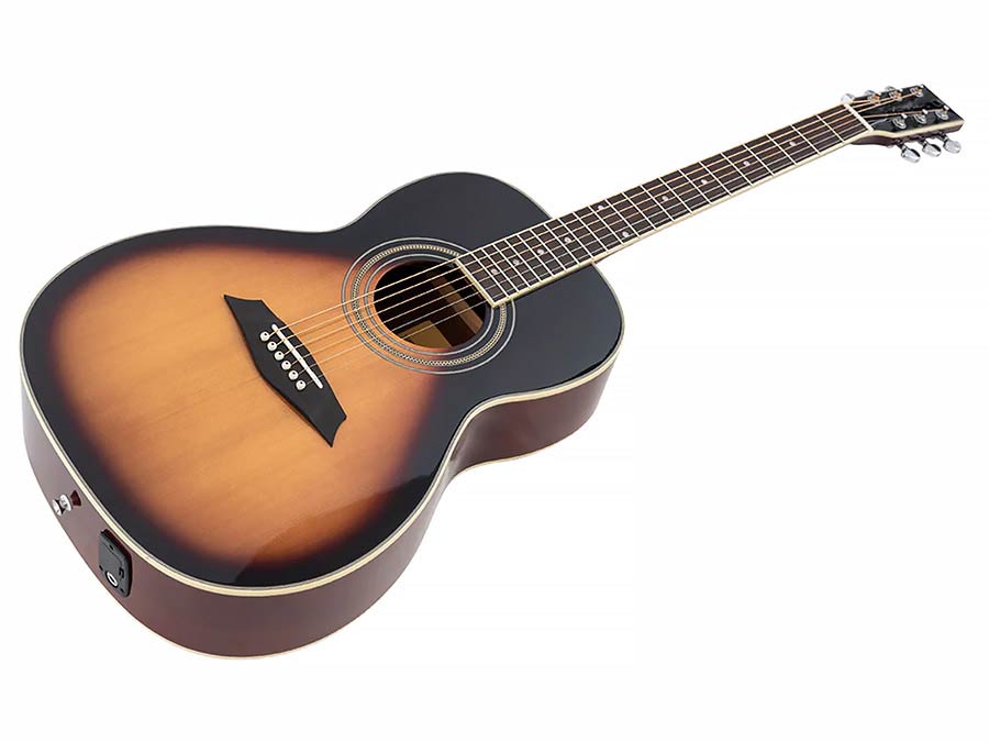 Sire Larry Carlton A3PSVS parlor Elektro-Akoestische gitaar vintage sunburst