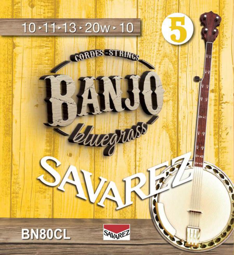 string set 5-string banjo, bluegrass, custom light, 010-011-013-020W-0010