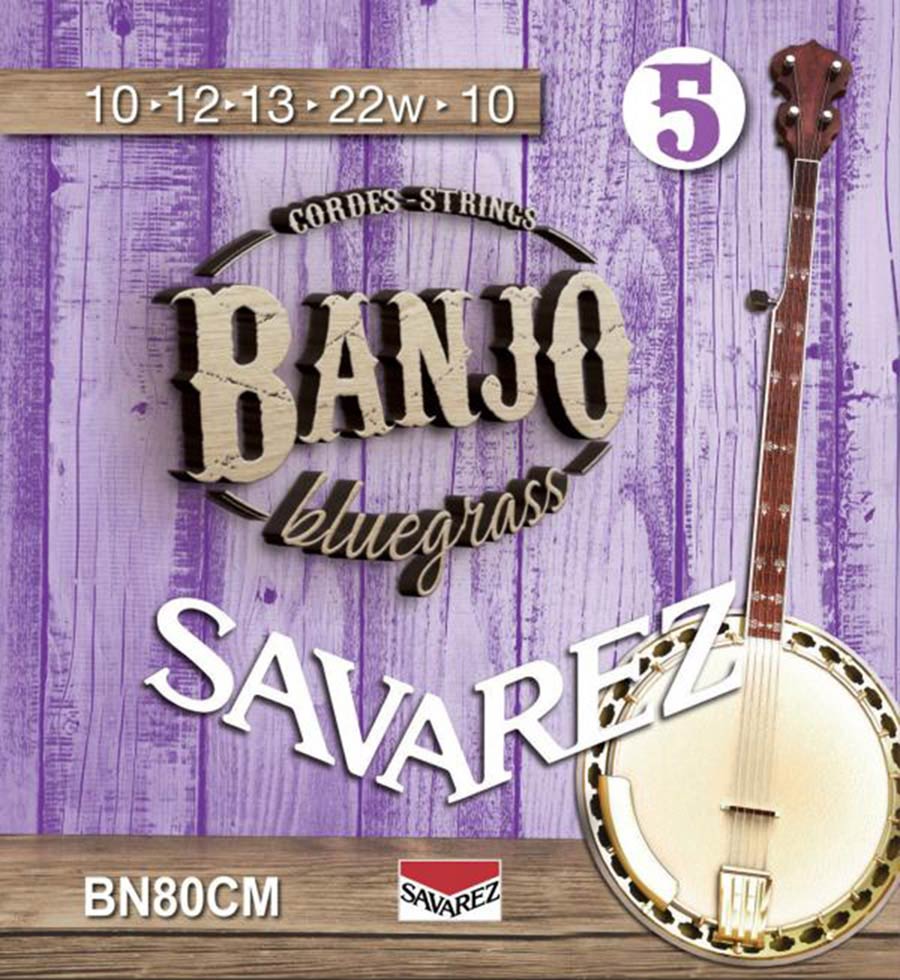 string set 5-string banjo, bluegrass, custom medium, 010-011-013-022W-010