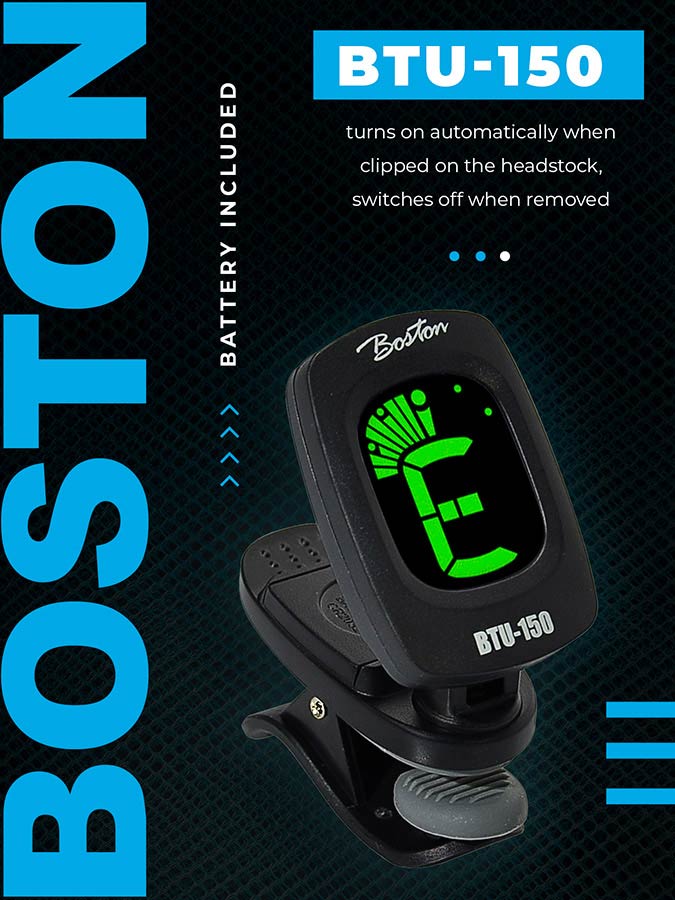 Boston: BTU-150 Chromatische Clip Tuner