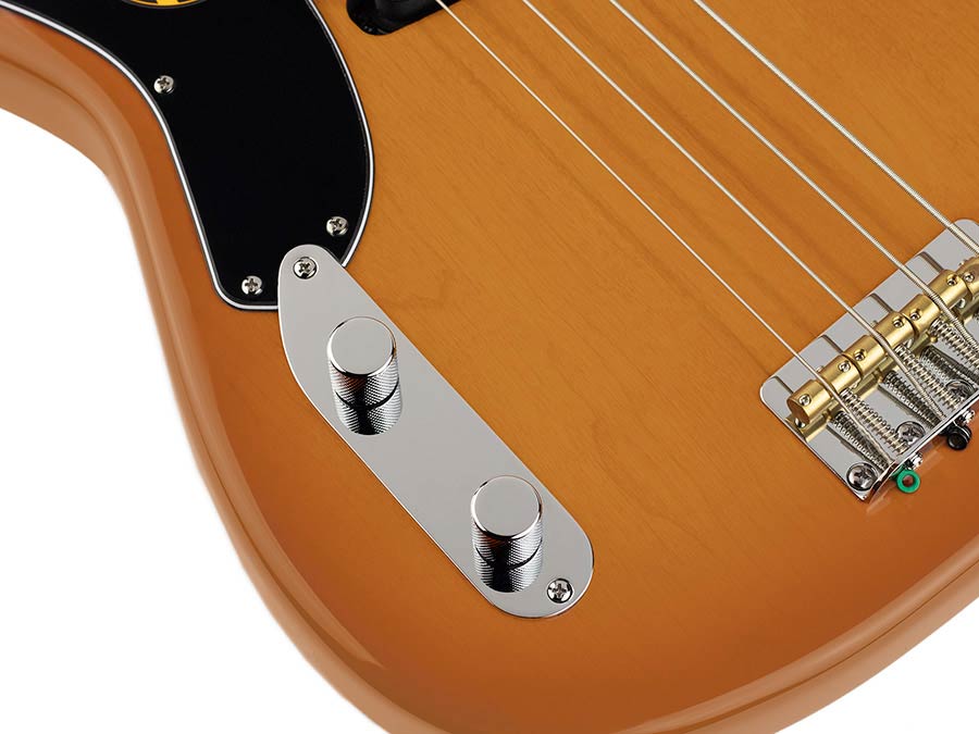 Sire D5 A4L Marcus Miller 4-snarige passieve basgitaar butterscotch blonde