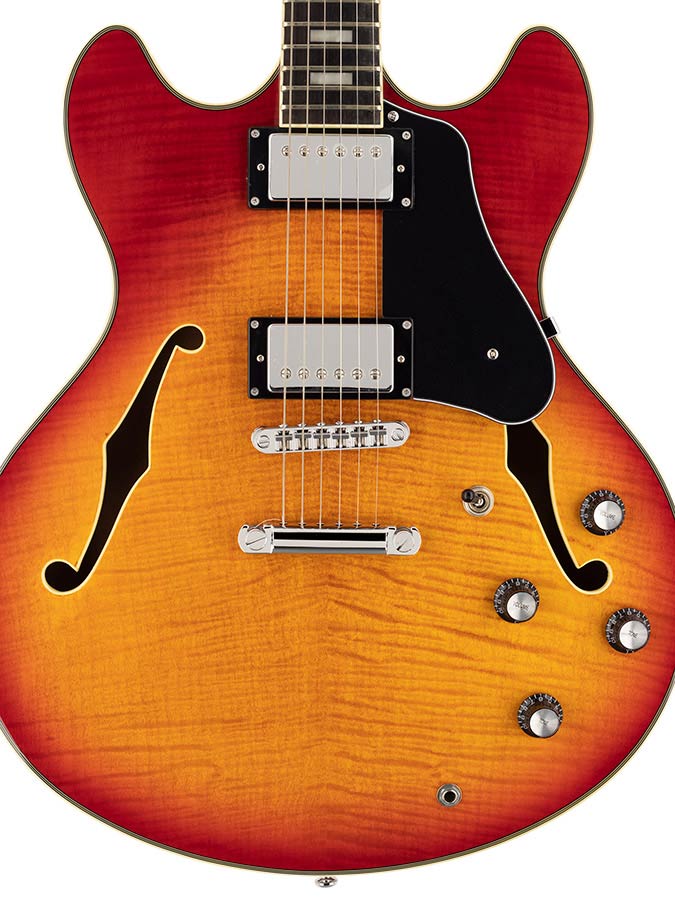 Sire H7 Larry Carlton elektrische gitaar cherry sunburst