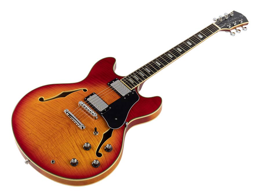 Sire H7 Larry Carlton elektrische gitaar cherry sunburst