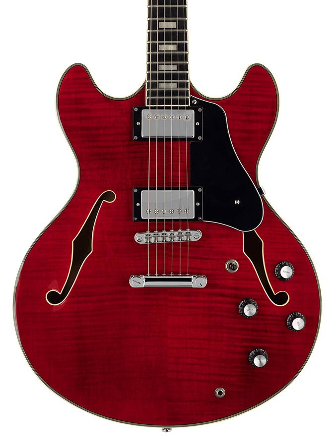 Sire H7 Larry Carlton elektrische gitaar see-through red