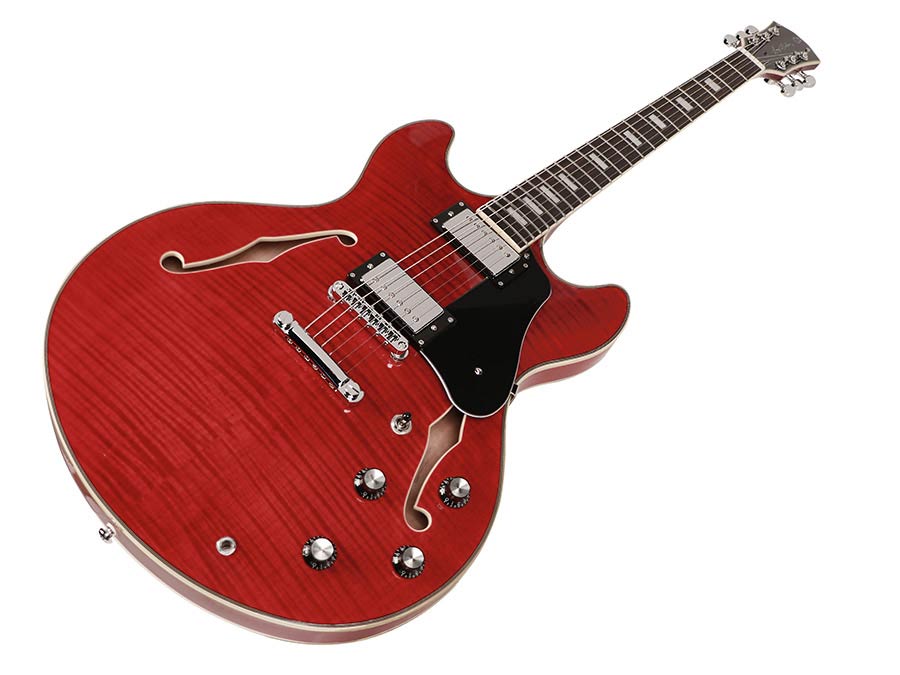 Sire H7 Larry Carlton elektrische gitaar see-through red