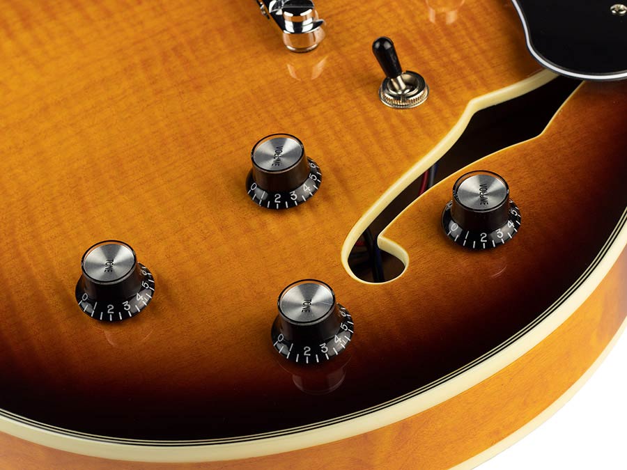 Sire H7 Larry Carlton elektrische gitaar vintage sunburst