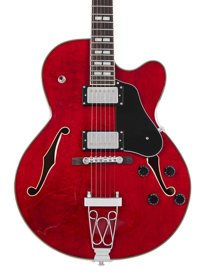 Sire H7F Larry Carlton elektrische gitaar see-through red