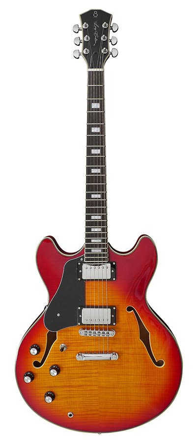 Sire H7L Larry Carlton elektrische gitaar cherry sunburst
