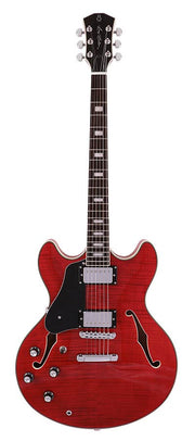 Sire H7L Larry Carlton elektrische gitaar see-through red