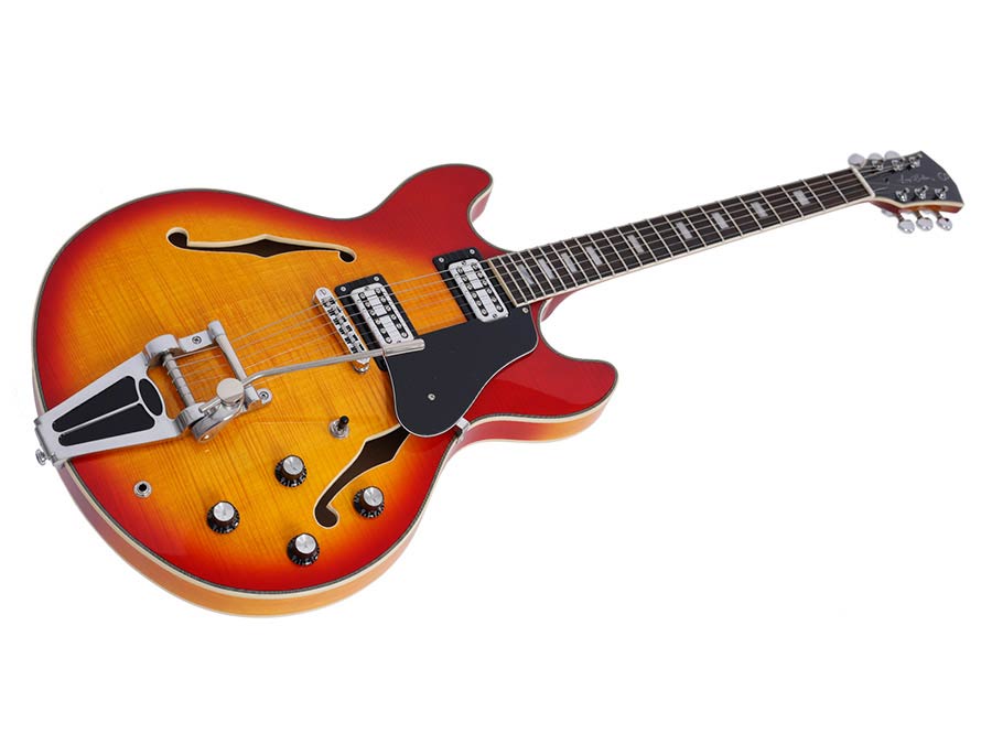 Sire H7T Larry Carlton elektrische gitaar cherry sunburst