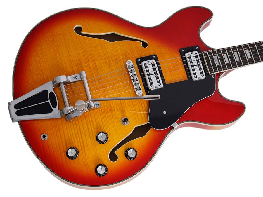 Sire H7T Larry Carlton elektrische gitaar cherry sunburst