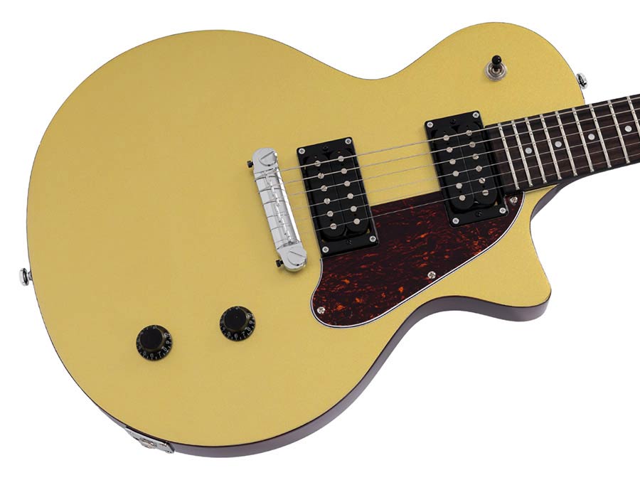 Sire L3 HH Larry Carlton elektrische gitaar gold top