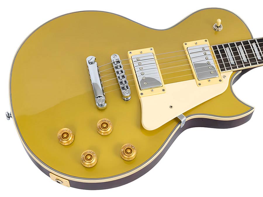 Sire L7N Larry Carlton elektrische gitaar l-style metallic gold