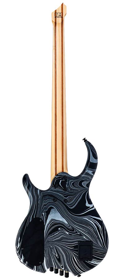 Sire M6H 4 Marcus Miller 4-snarige passieve basgitaar black swirl