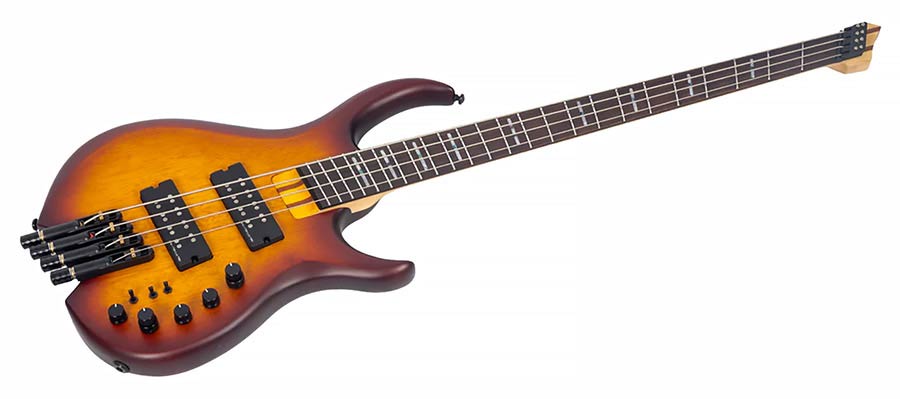 Sire M6H 4 Marcus Miller 4-snarige actieve basgitaar tobacco sunburst satin
