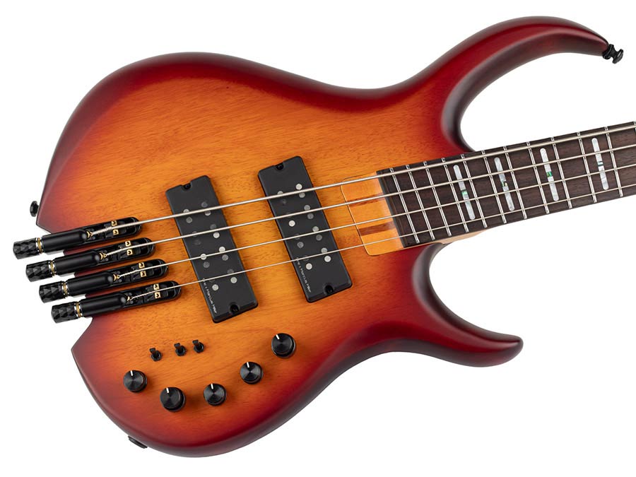 Sire M6H 4 Marcus Miller 4-snarige actieve basgitaar tobacco sunburst satin