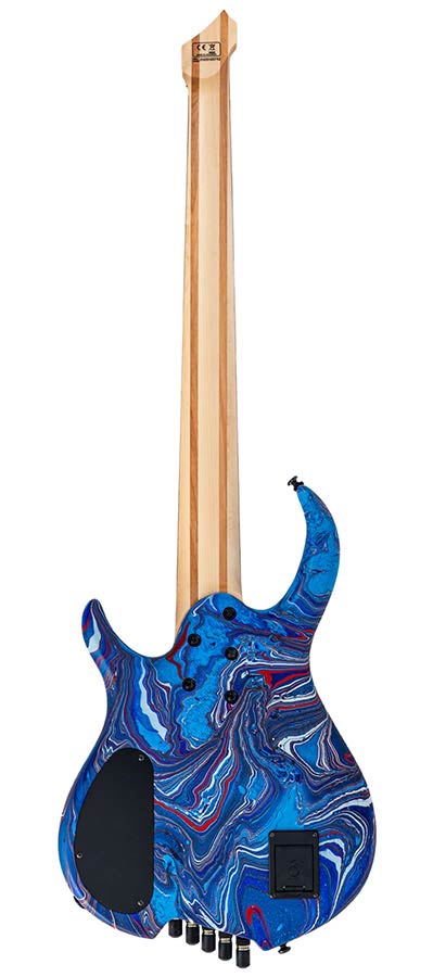 Sire M6H 5 Marcus Miller 5-snarige passieve basgitaar blue swirl