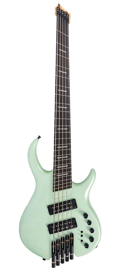 Sire M6H 5 Marcus Miller 5-snarige actieve basgitaar surf green metallic satin