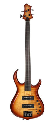 Sire M7+ A4F Marcus Miller 4-snarige actieve basgitaar brown sunburst
