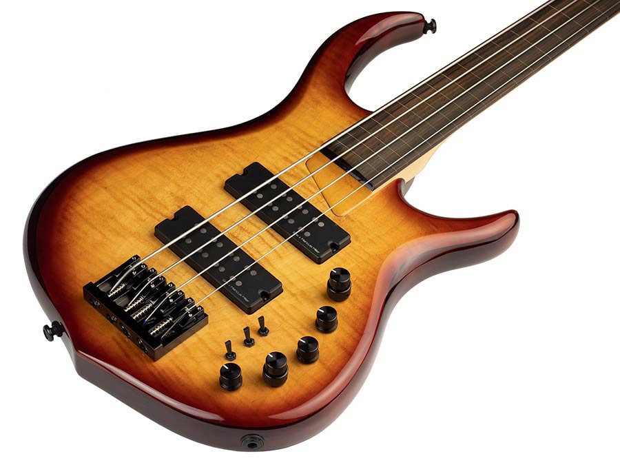 Sire M7+ A4F Marcus Miller 4-snarige actieve basgitaar brown sunburst