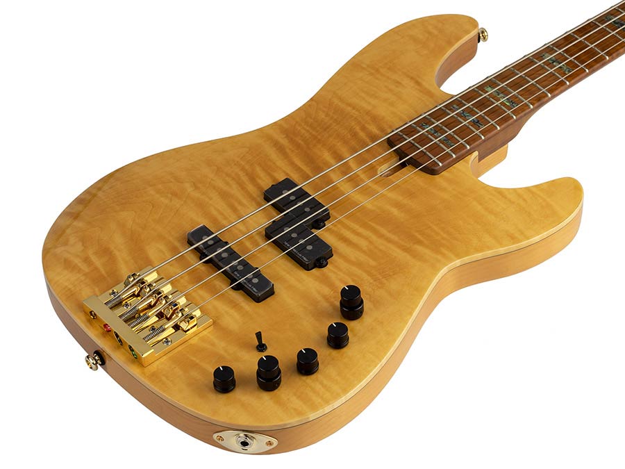 Sire P10 DX4 Marcus Miller 4-snarige actieve basgitaar natural