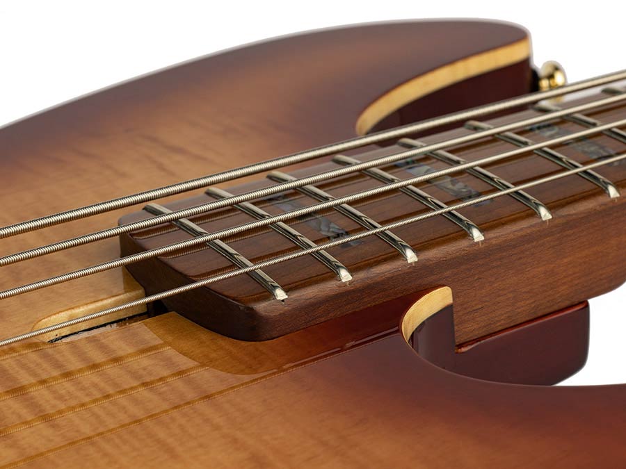 Sire P10 DX4 Marcus Miller 4-snarige actieve basgitaar tobacco sunburst