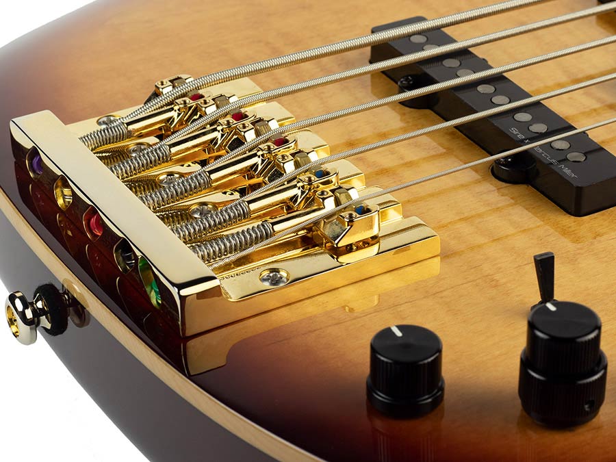 Sire P10 DX5 Marcus Miller 5-snarige actieve basgitaar tobacco sunburst