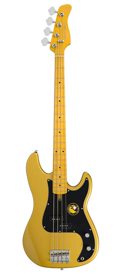Sire P5 A4 Marcus Miller 4-snarige passieve basgitaar metallic gold