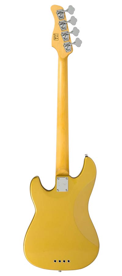Sire P5 A4 Marcus Miller 4-snarige passieve basgitaar metallic gold