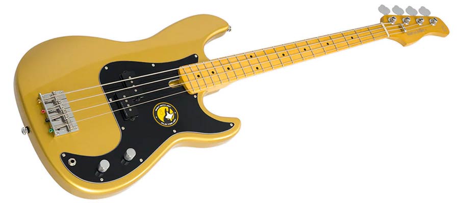 Sire P5 A4 Marcus Miller 4-snarige passieve basgitaar metallic gold