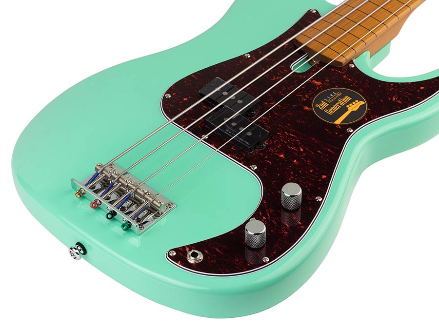 Sire P5 A4F Marcus Miller 4-snarige passieve basgitaar mild green