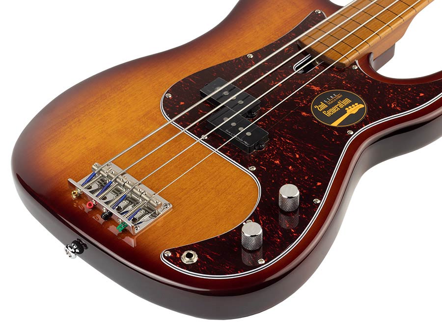 Sire P5 A4F Marcus Miller 4-snarige passieve basgitaar tobacco sunburst