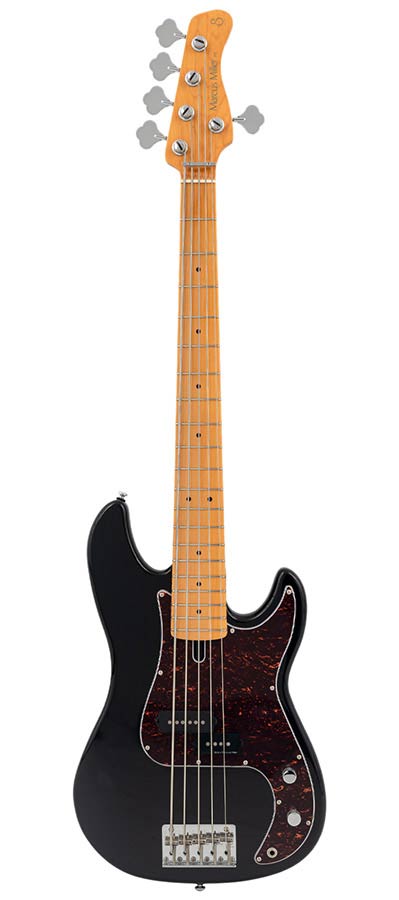 Sire P5 A5 Marcus Miller 5-snarige passieve basgitaar black