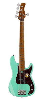 Sire P5 A5 Marcus Miller 5-snarige passieve basgitaar mild green