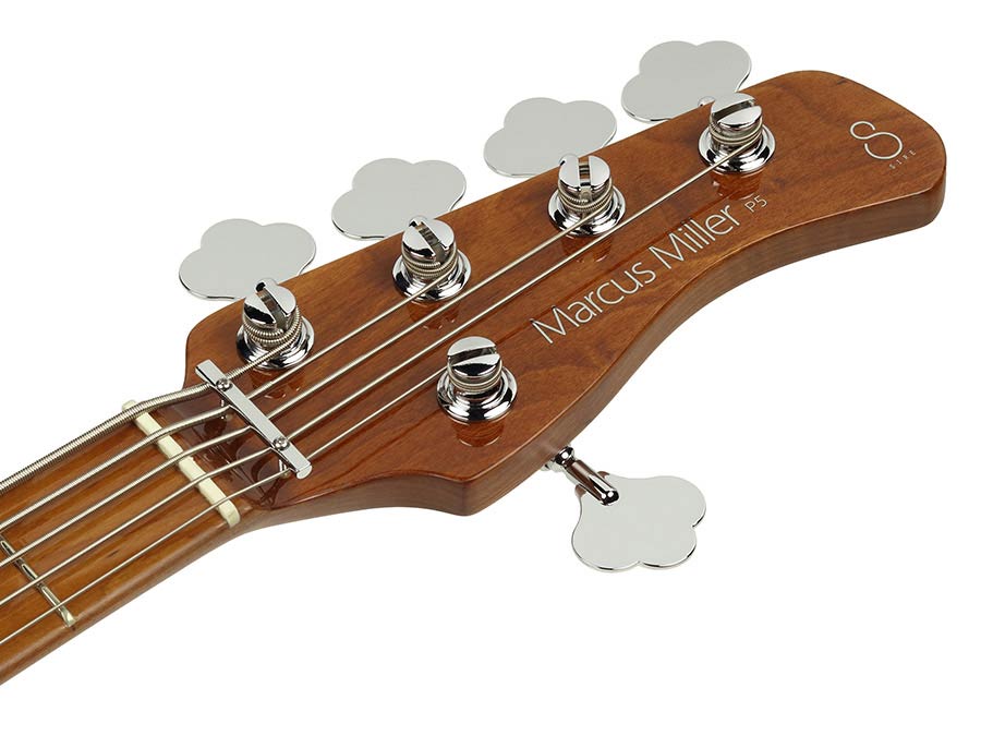 Sire P5 A5 Marcus Miller 5-snarige passieve basgitaar mild green
