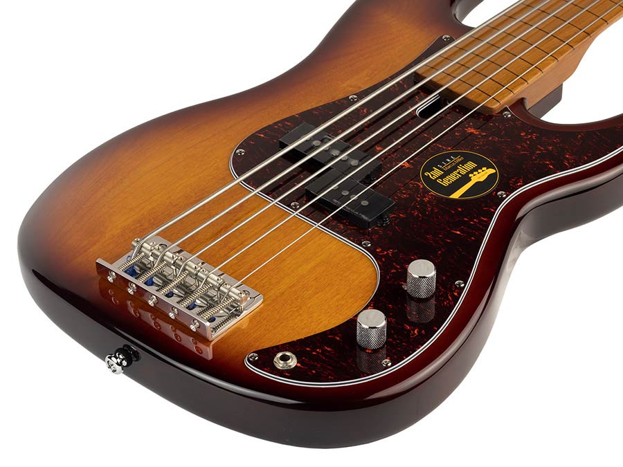 Sire P5 A5F Marcus Miller 5-snarige passieve basgitaar tobacco sunburst