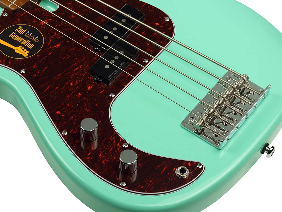 Sire P5 A5L Marcus Miller 5-snarige passieve basgitaar mild green