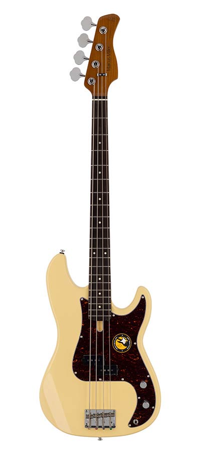 Sire P5R A4 Marcus Miller 4-snarige passieve basgitaar vintage white