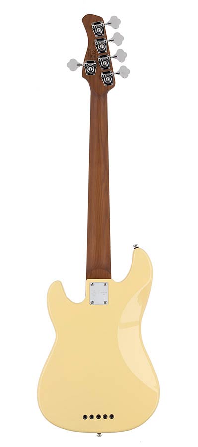 Sire P5R A5 Marcus Miller 5-snarige passieve basgitaar vintage white