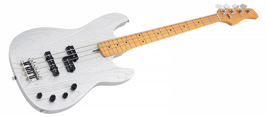 Sire P6 4 Marcus Miller 4-snarige actieve basgitaar inca silver